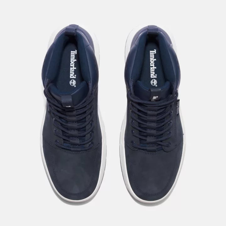 Bottine de randonnée mi-haute Maple Grove Sport pour homme en bleu marine