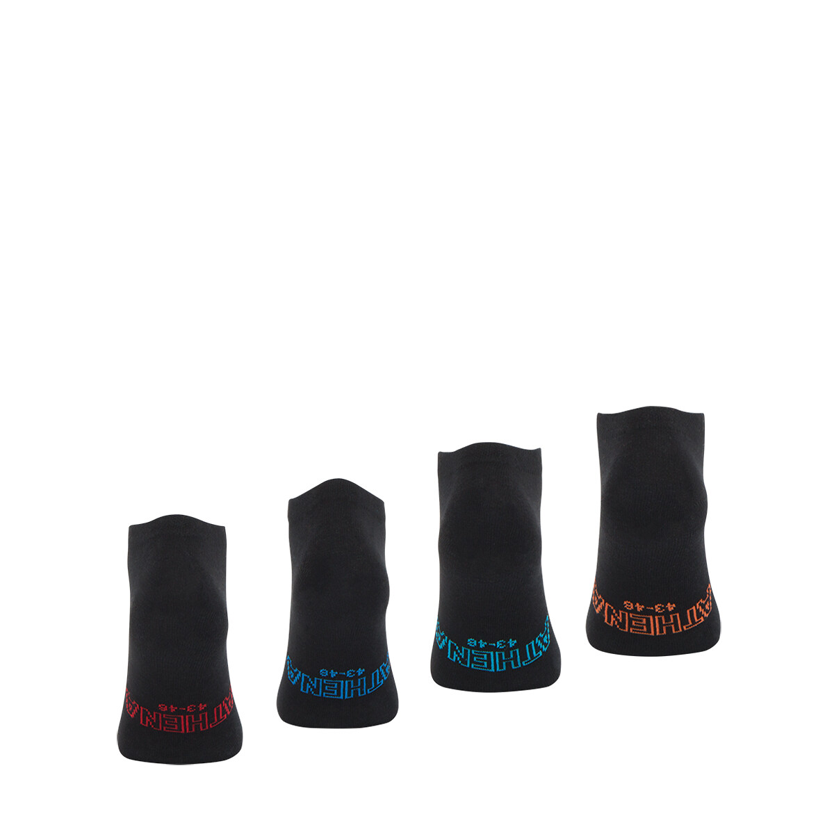 ATHENA<br>Conjunto de 4 pares de meias lisas