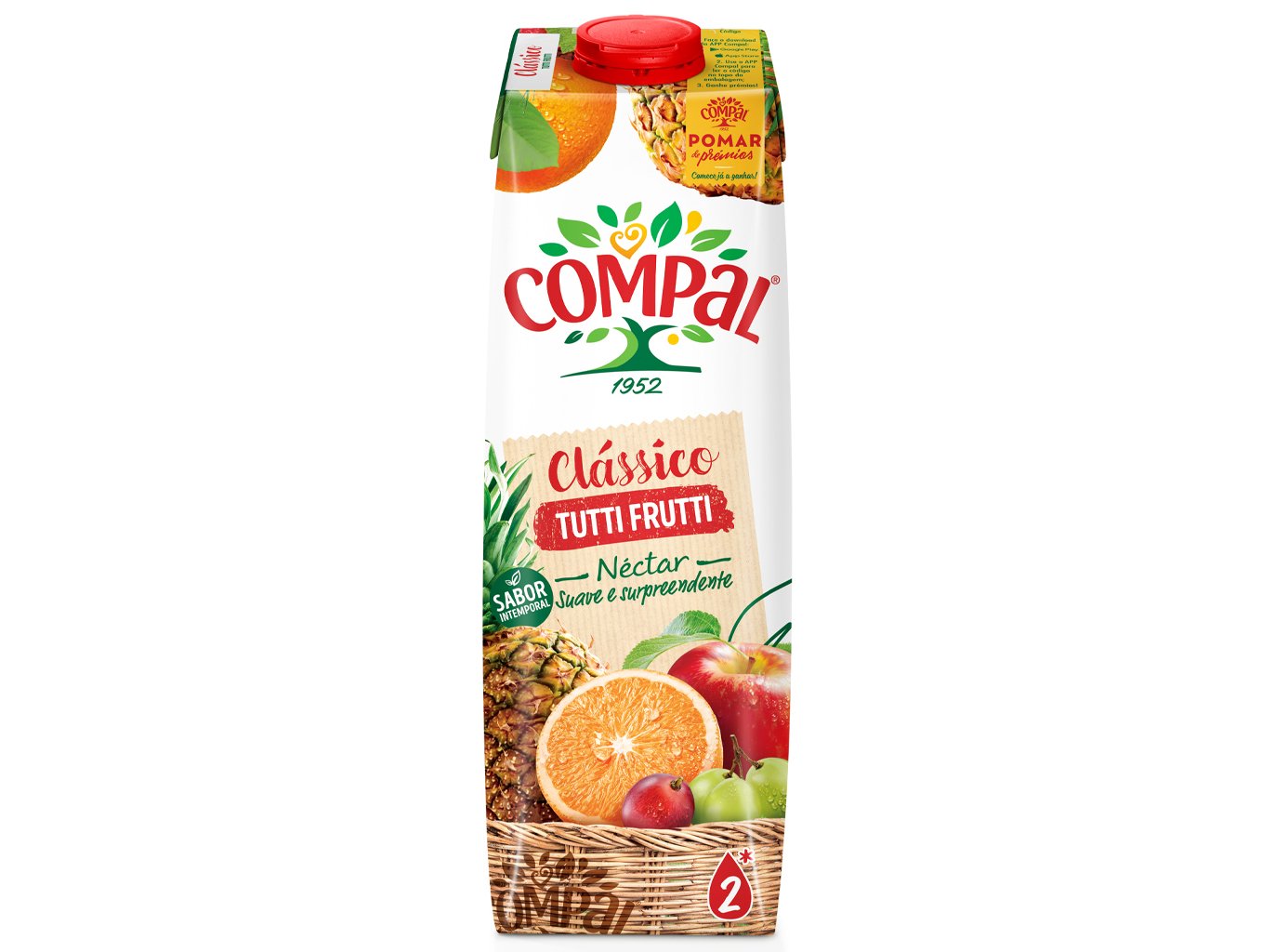 NÉCTAR COMPAL CLÁSSICO TUTTI FRUTTI 1L
