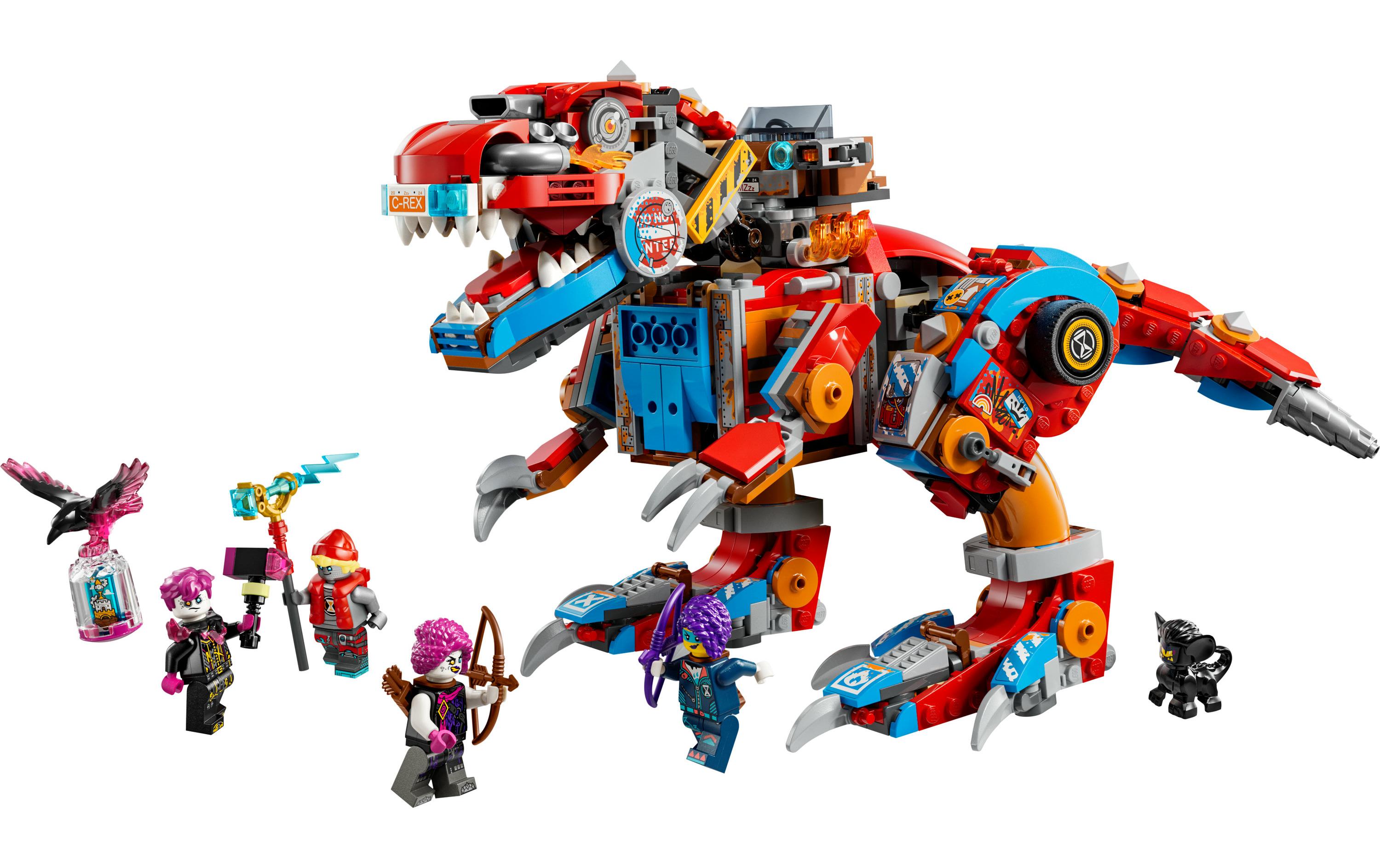 DreamZzz Coopers Dino-Mech C-Rex 71484Umbaubarer Spielzeug-T.Rex