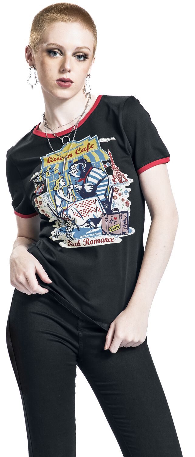 Queen Cafe | Queen Kerosin T-Shirt Manches courtes