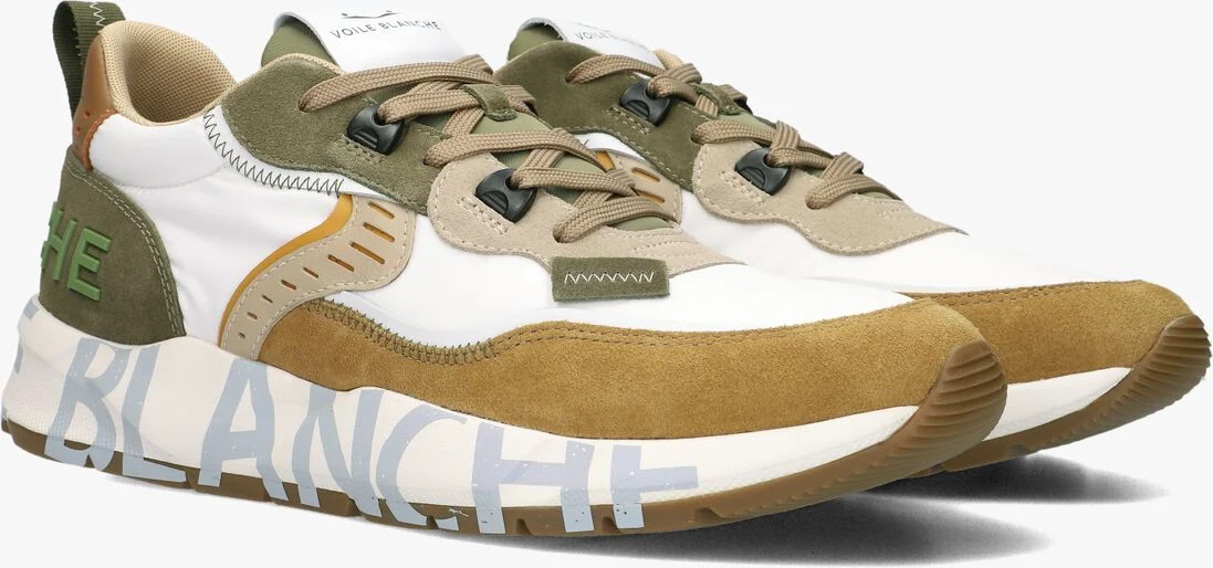 VOILE BLANCHE beige voile blanche lage sneakers club01