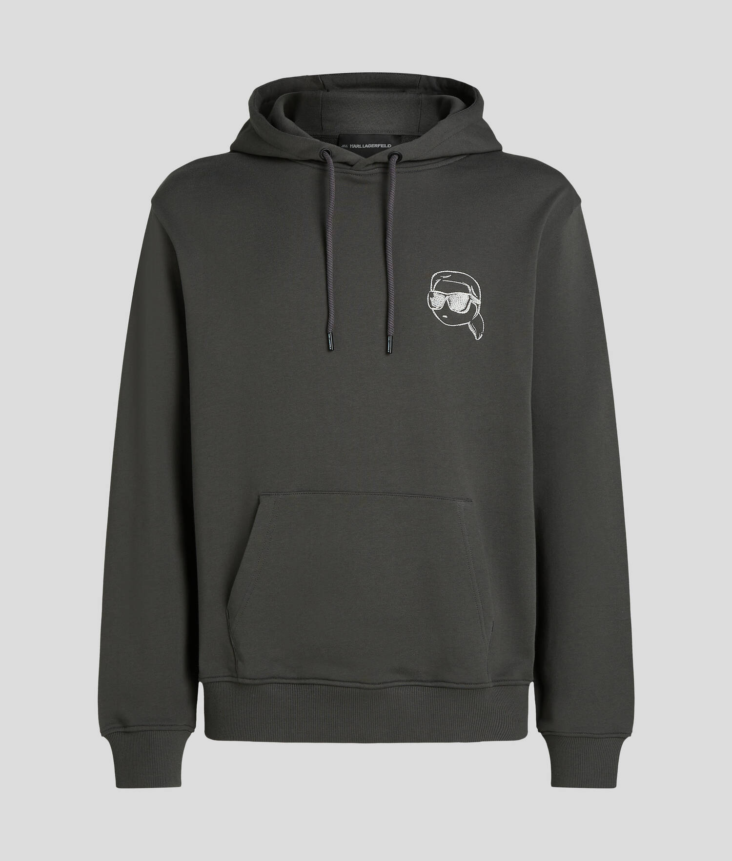 SWEAT À CAPUCHE IKON - Asphalte