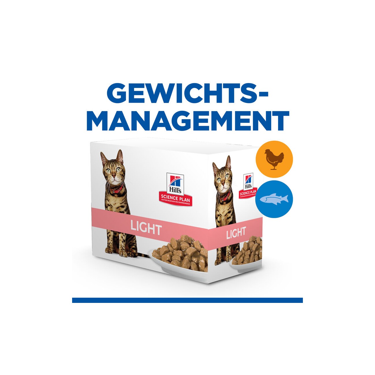 Hill's SCIENCE PLAN Light Adult Multipack Huhn 12x85 g