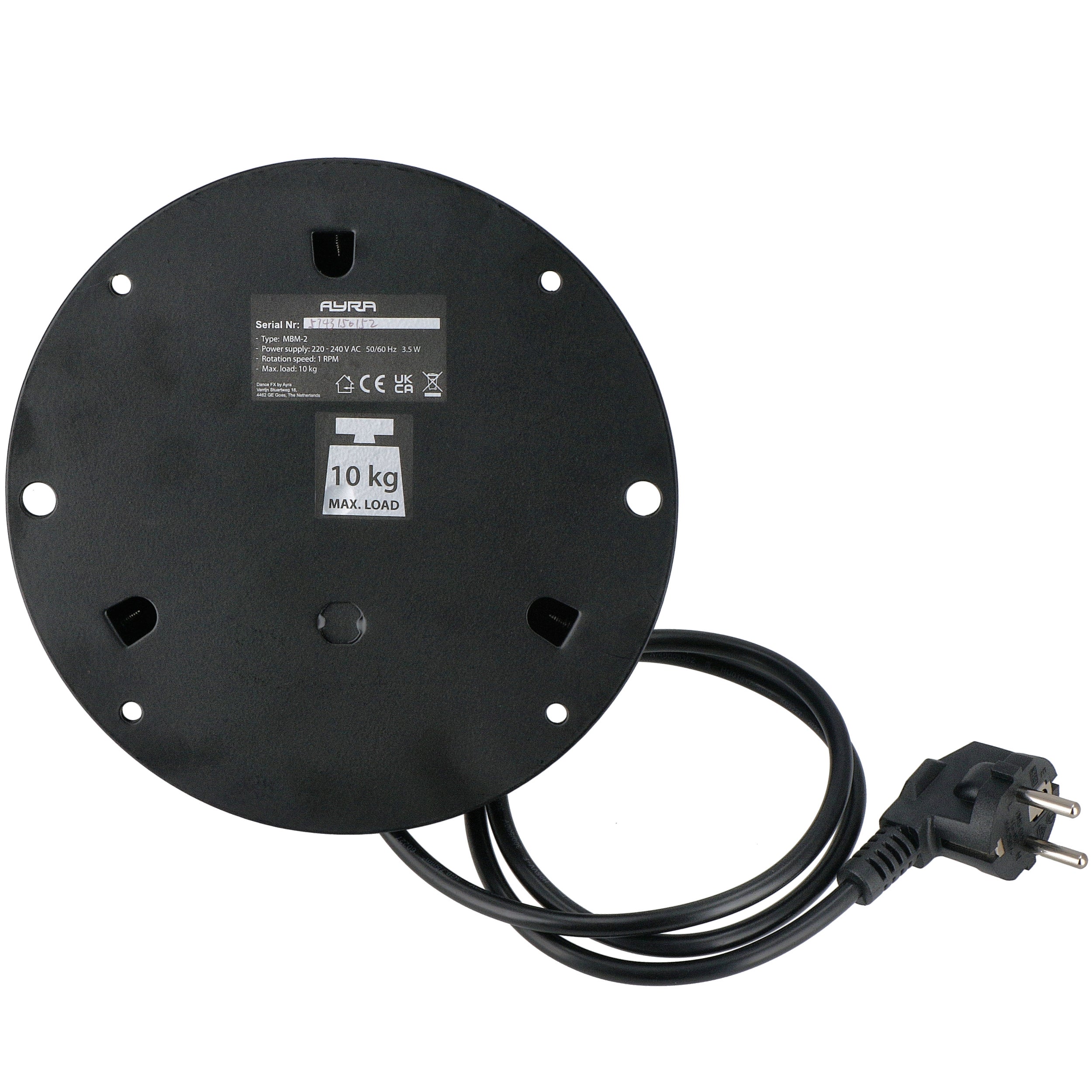 Ayra DanceFX MB40-5x5 spiegelbol 40 cm met motor en spot