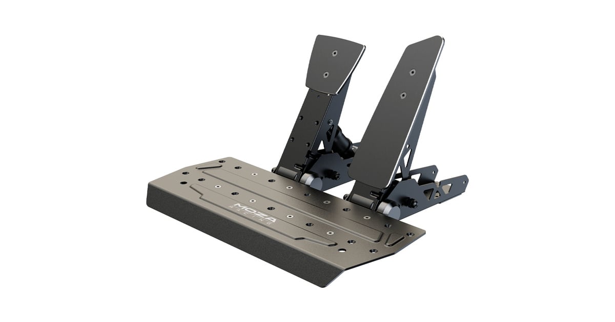 MOZAGS V2P GT stuurwiel + R9 V3 stuurbasis + SR-P (Throttle + Brake) Bundel  (Zwart, Basis, stuur en pedalen)