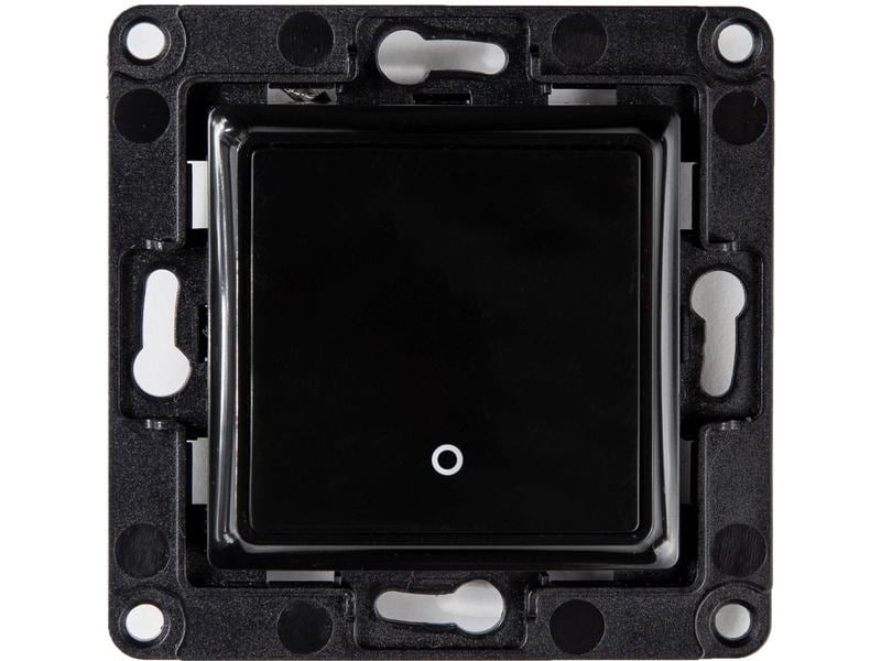 Shelly Shelly Wall Switch 1 schwarz Wandschalter für intelligente Relais