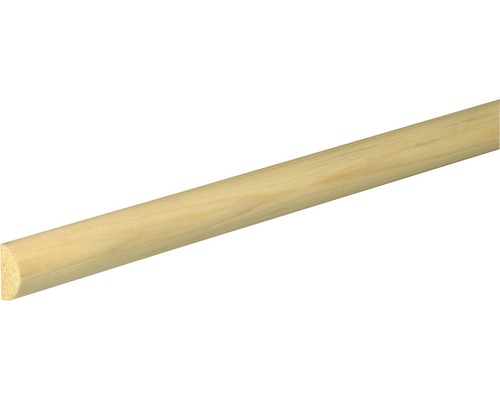 Konsta Halfronde grenenhouten balk, ruw, 10x20x900 mm