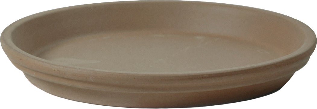 Mega Collections plantenschotel Mokka bruin D 25 H 3 cm