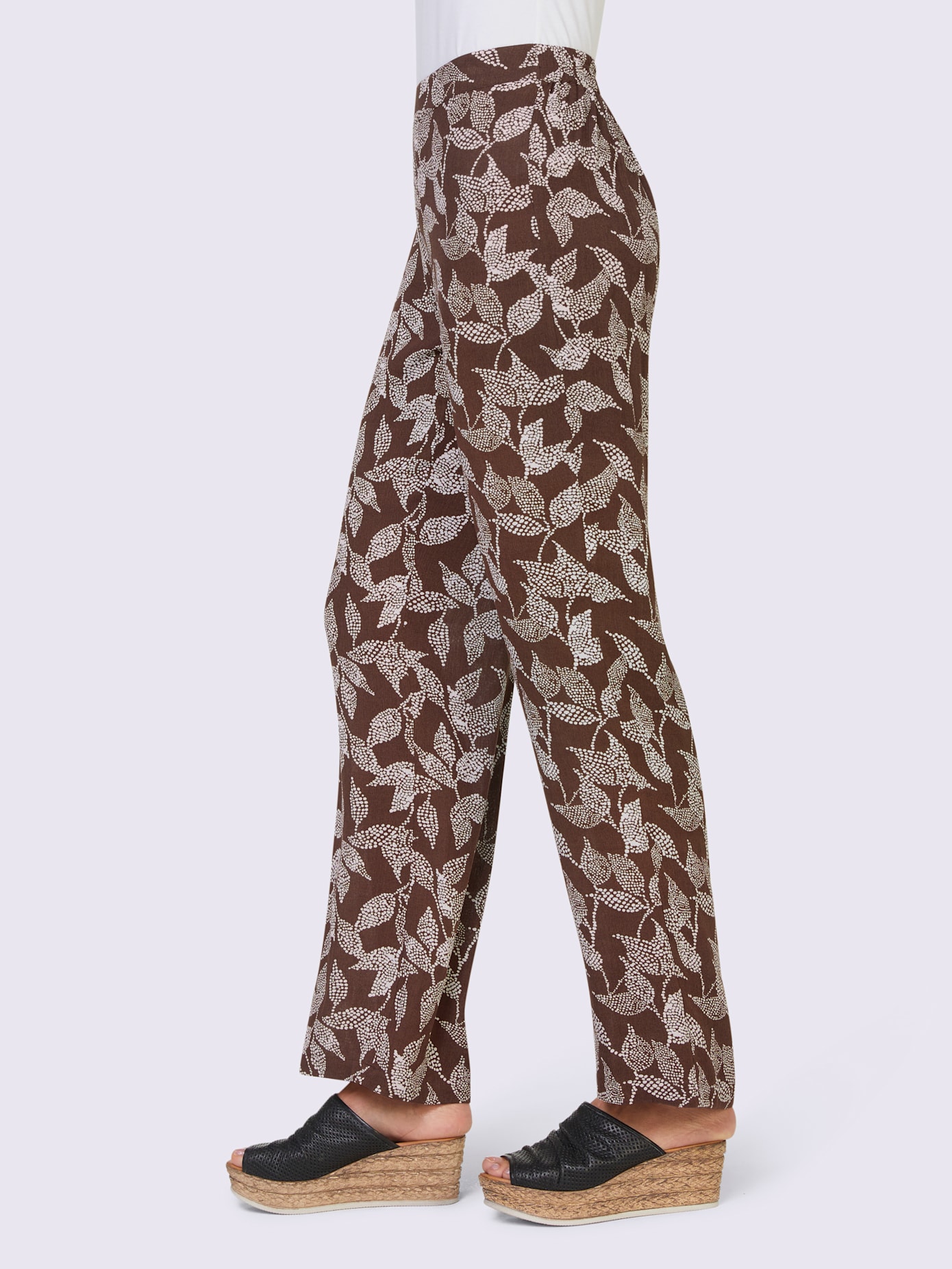 Pantalon imprimé pure viscose