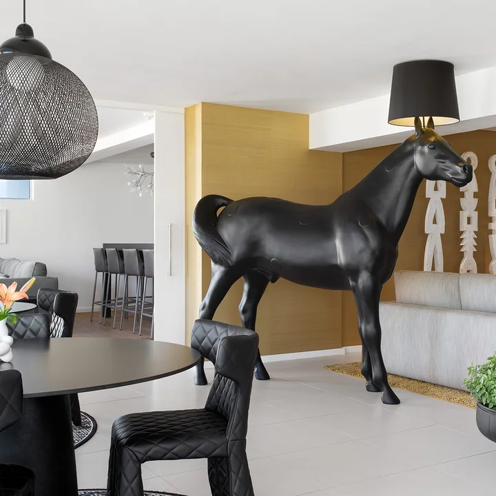Moooi - Horse Lamp, schwarz