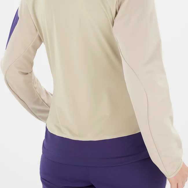 MTN GORE-TEX SOFTSHELL  Windjacke mit Kapuze durchgehendem Reißverschluss Damen