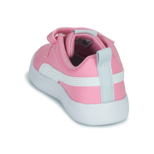 Puma - Courtflex v2 V PS - Rose / Blanc