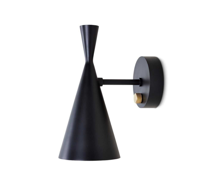 Tom Dixon Beat wandlamp retrofit zwart