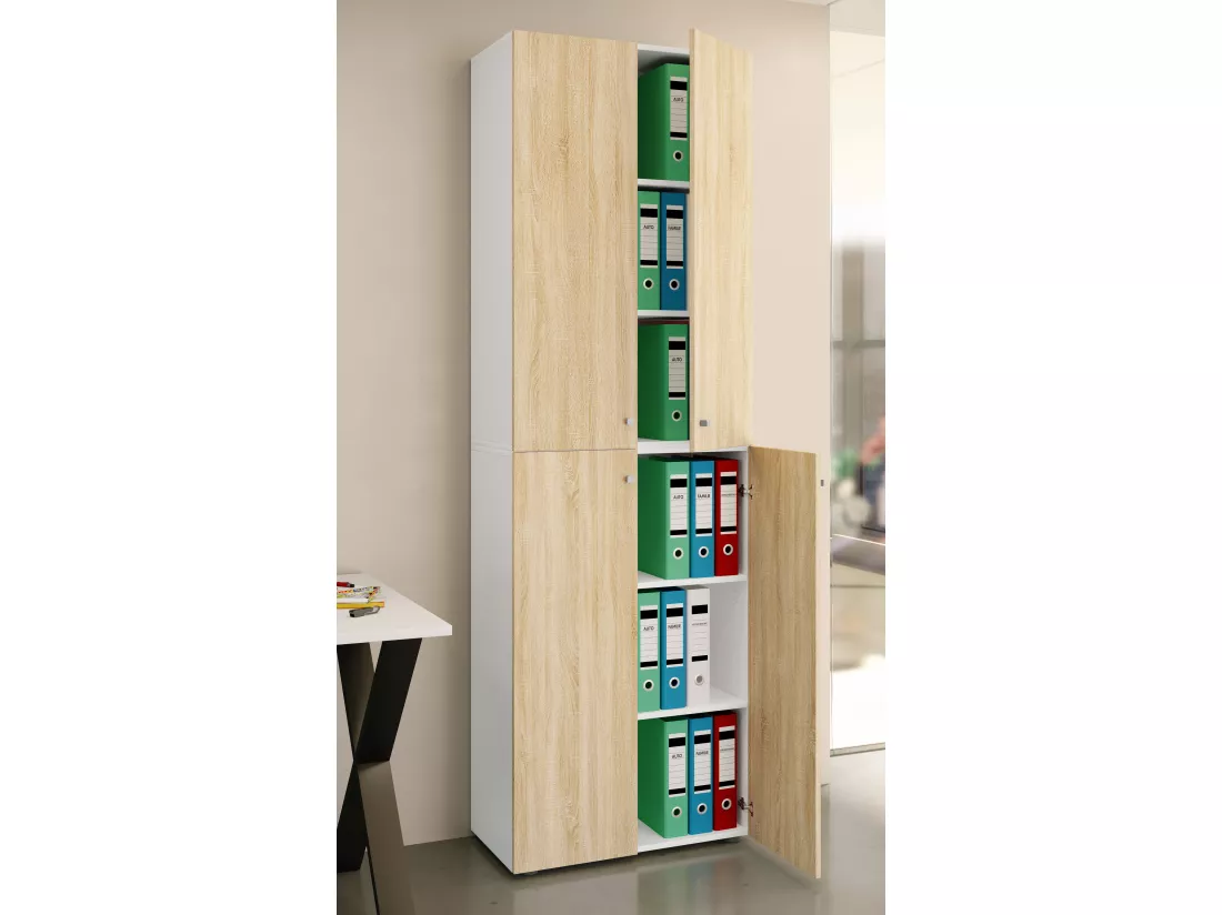 Armoire de bureau Armoire à dossiers Lona 6 cas