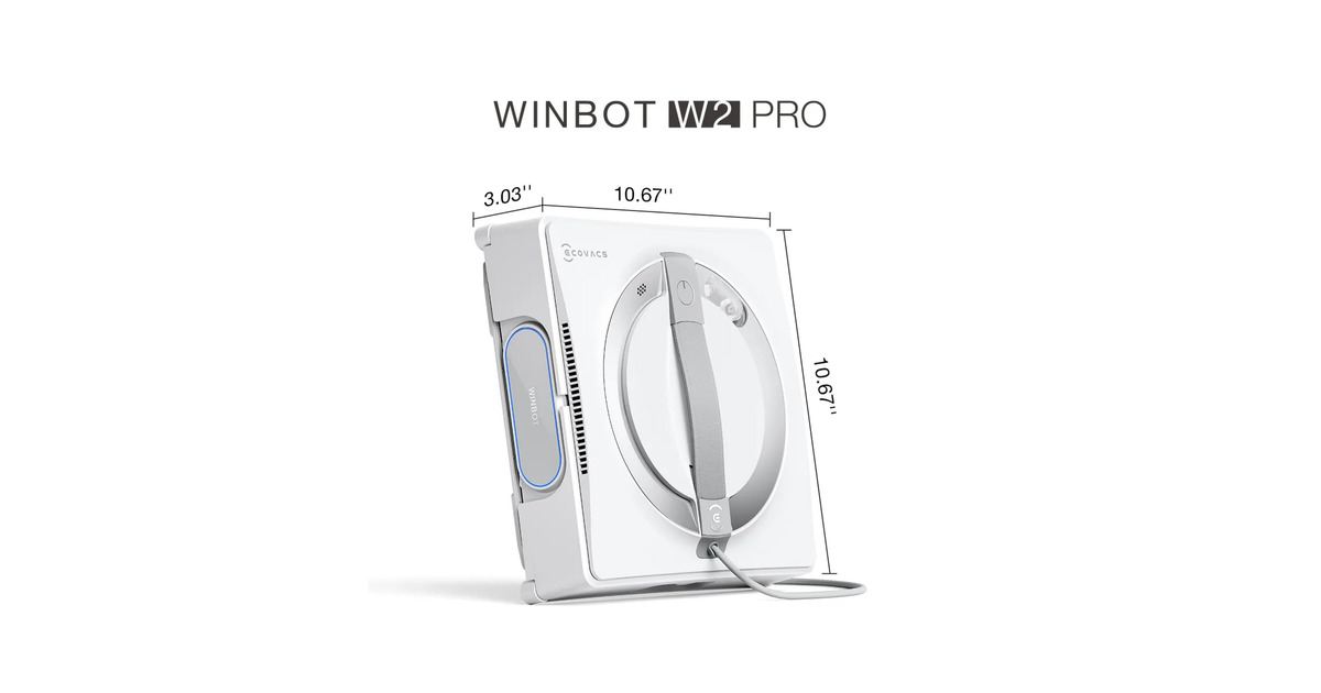 ECOVACSWINBOT W2 PRO raamreiniger  (Wit)