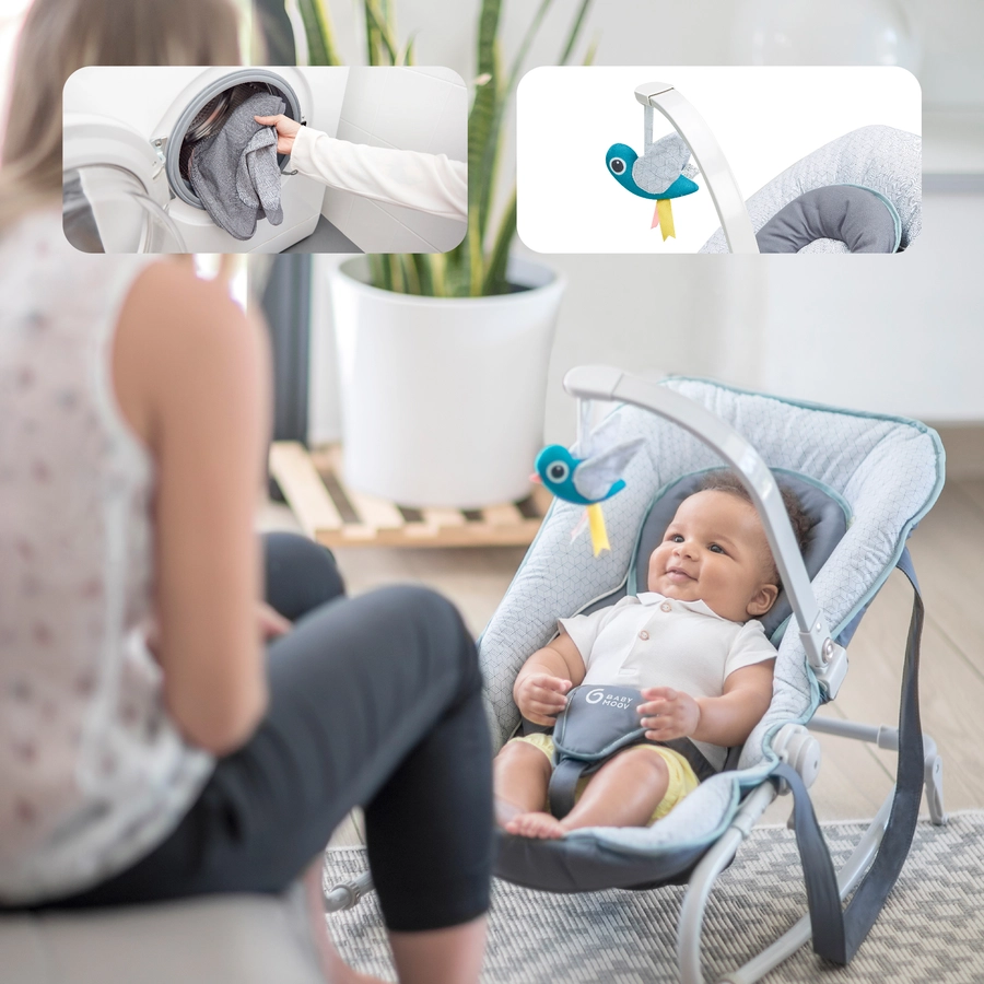 babymoov Wippe Graphic blue