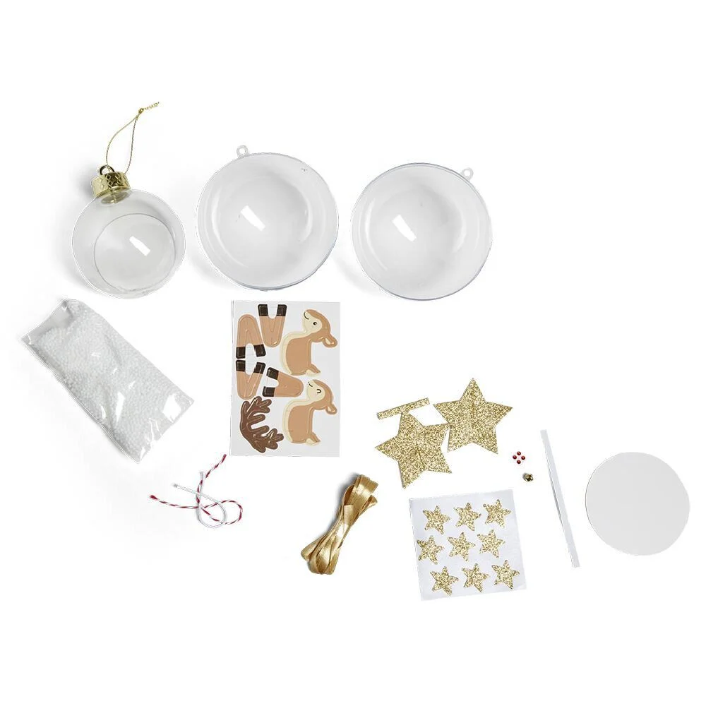 Boule de Noël à personnaliser x2