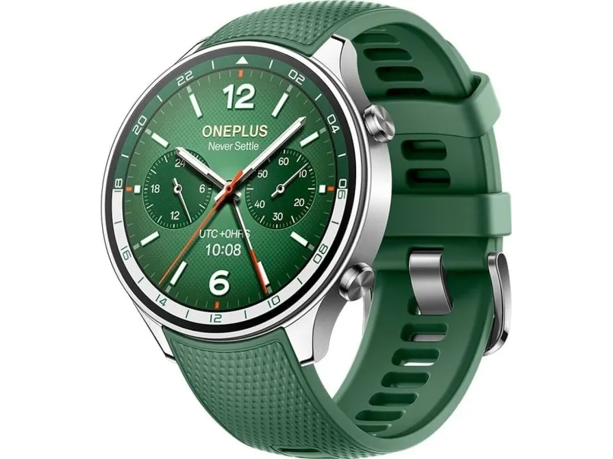 OnePlus Watch 2R - 46 mm - aluminiumslegering - smart ur med rem - silikone - håndledsstørrelse: 140-210 mm - display 1.43