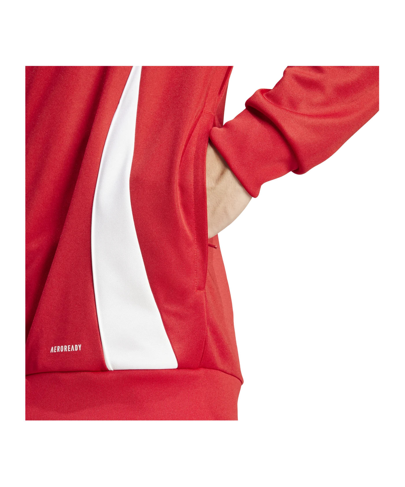 adidas Tiro 24 Trainingsjacke Rot Weiss