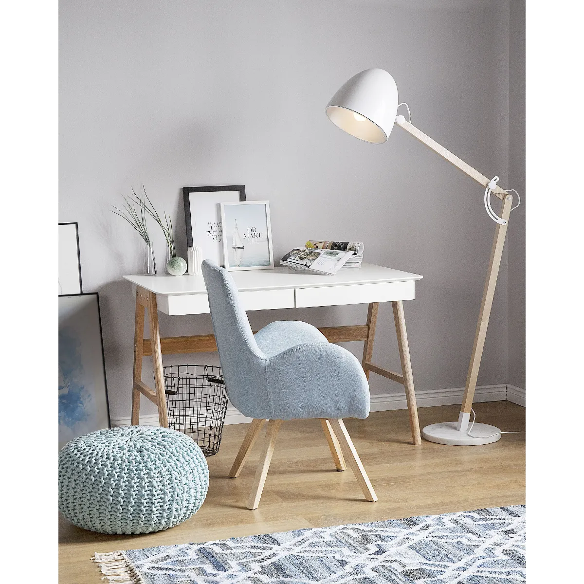 Beliani HETTON Blanc