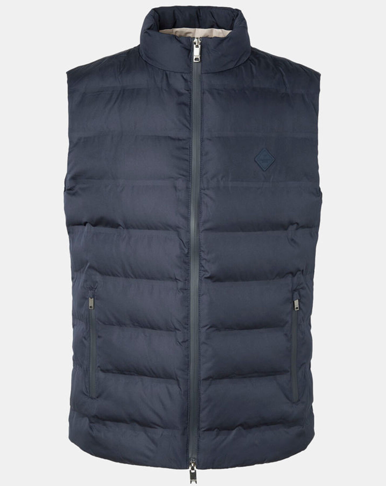Hackett London Doudoune sans manches bleu marine