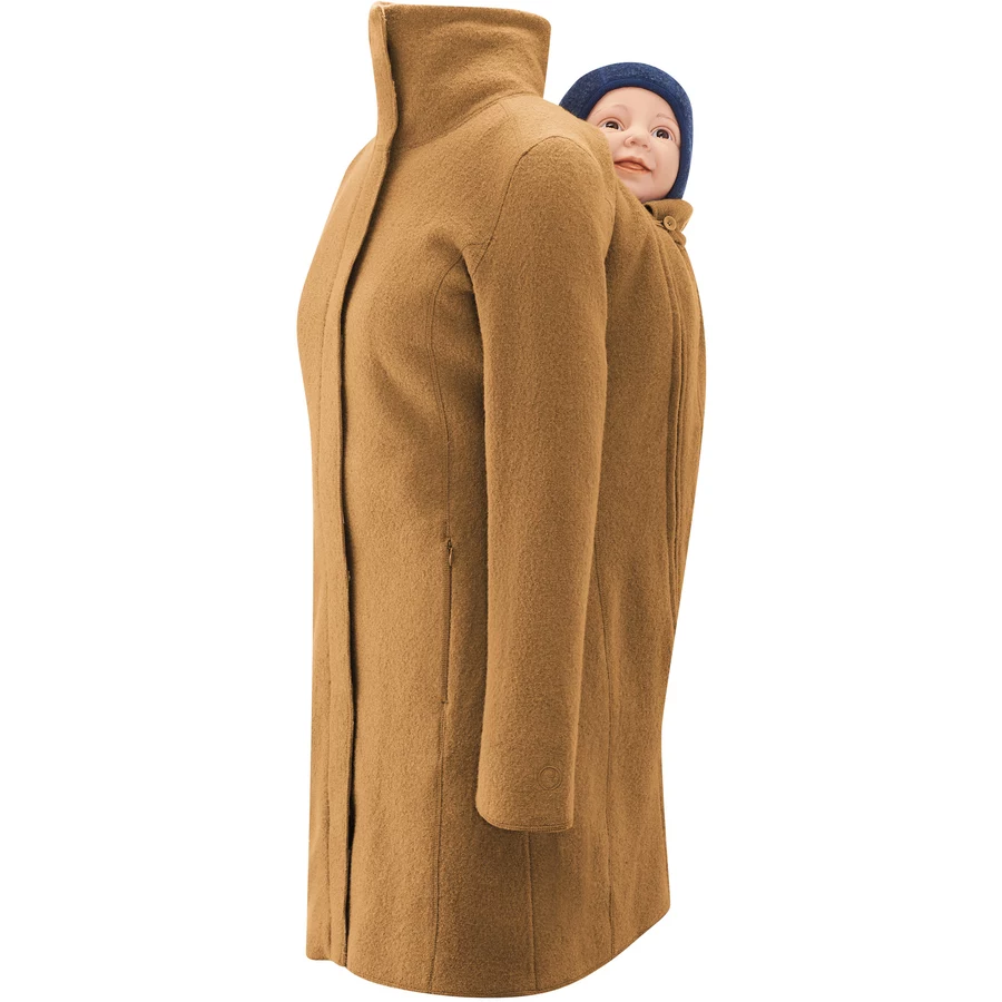 mamalila Eco-Wool-Tragemantel Oslo camel