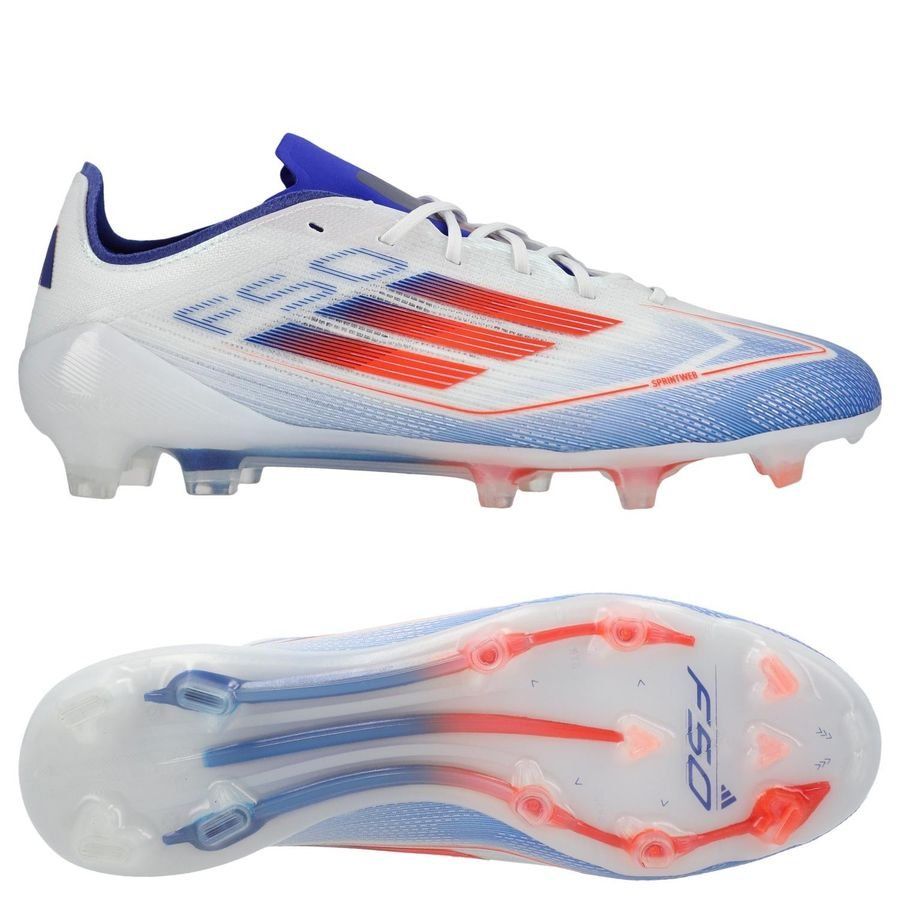 adidas F50 Elite FG Advancement - Blanc/Rouge/Bleu
