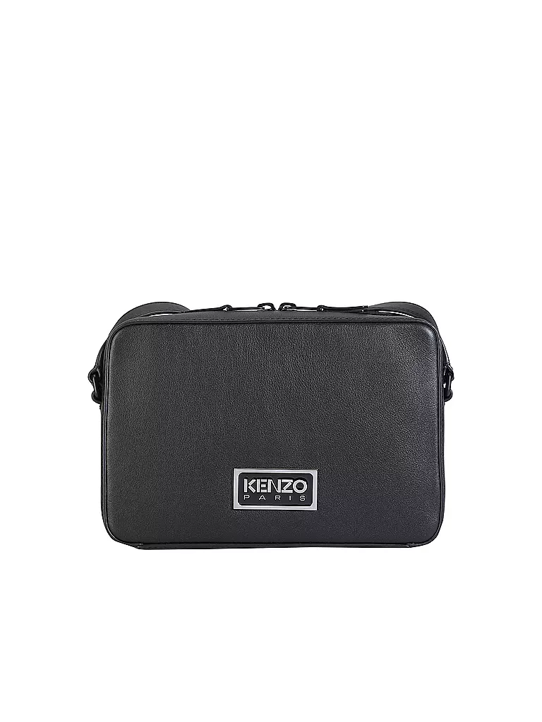 KENZO Ledertasche - Umhängetasche KENZOGRAPHY schwarz
