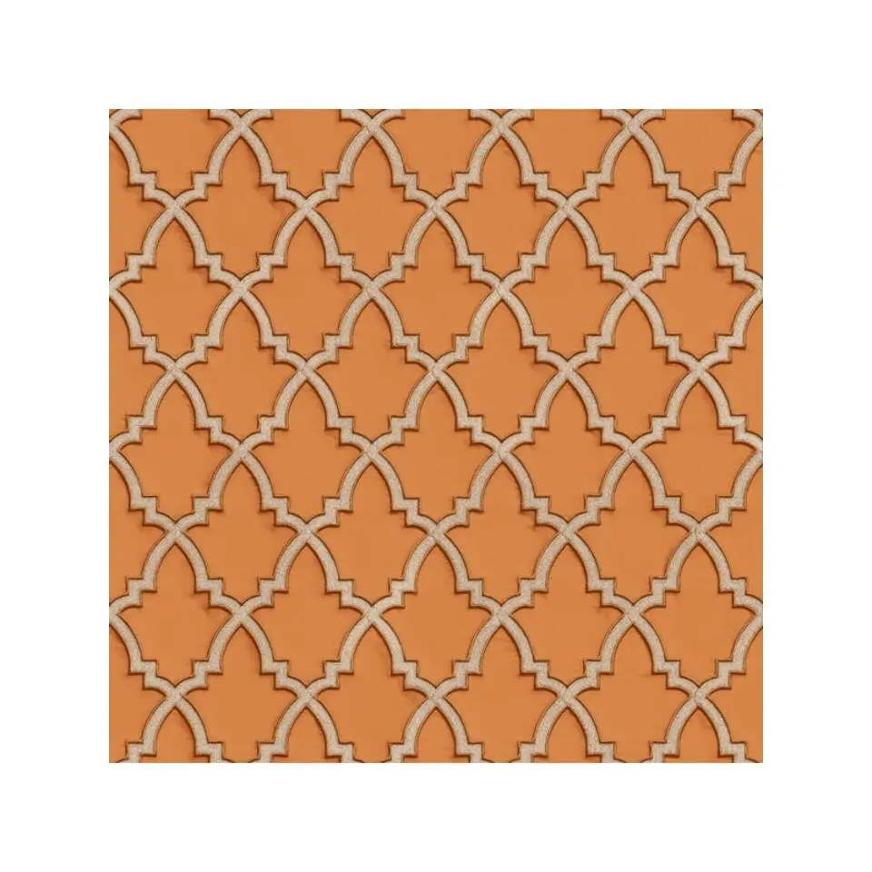 Dutch Wallcoverings - Wallstitch Moroccan trellis orange - 0,53x10,05m