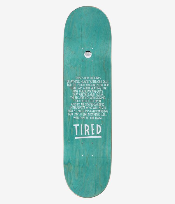 Tired Skateboards Tipsy Mouse 8.25