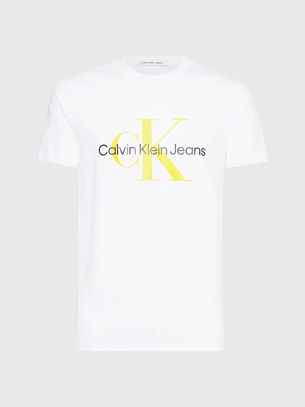 Camiseta slim fit com monograma