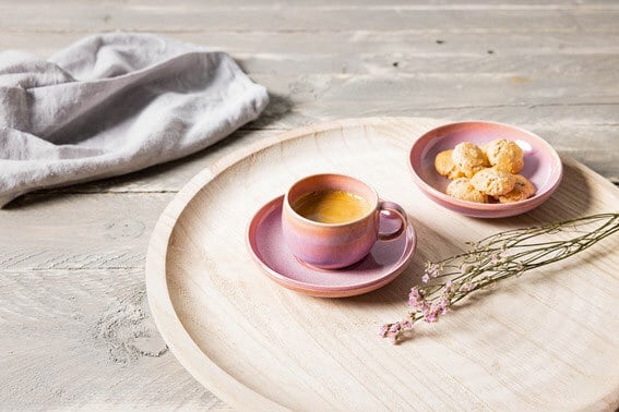 like. Espresso-Untertasse PERLEMOR CORAL rosa