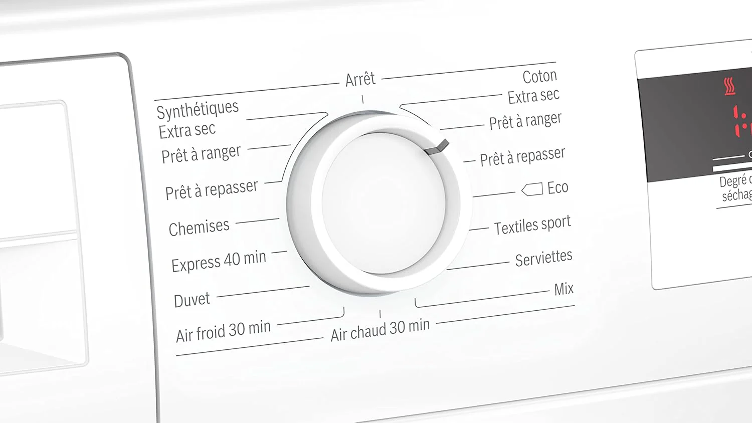 Bosch WTN85V07FF Sèche linge à condensation Série 4 - Silencieux - Pose Libre - 7kg - 112 L - Blanc