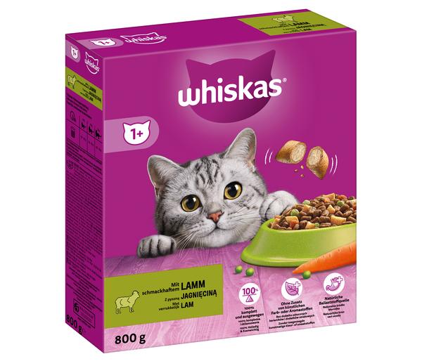 Whiskas® Trockenfutter für Katzen 1+, 800 g