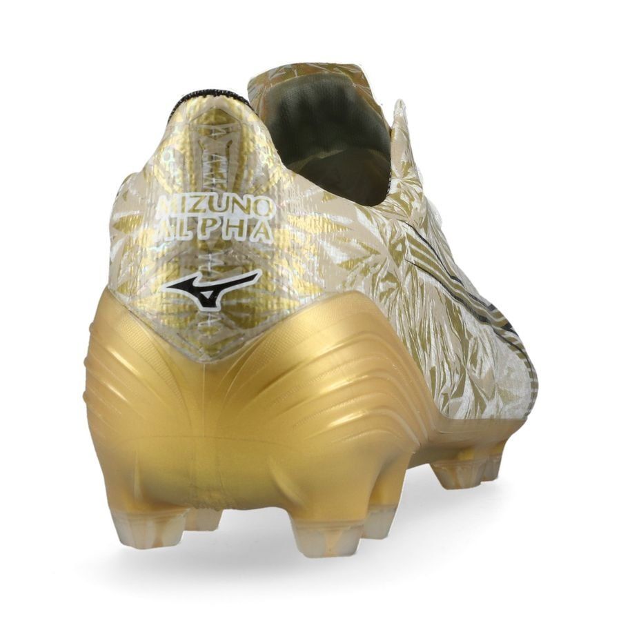 Mizuno Alpha Made in Japan FG/AG Prism Gold - Blanc/Doré/Noir