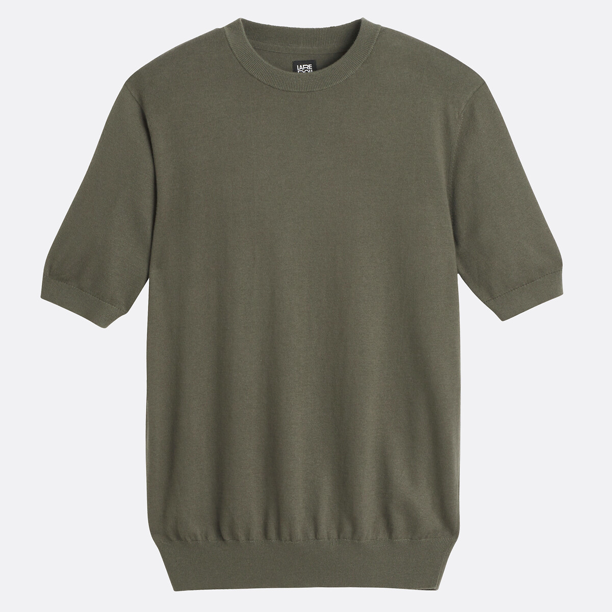 COLEÇÕES LA REDOUTE<br>T-shirt em tricot met ronde hals