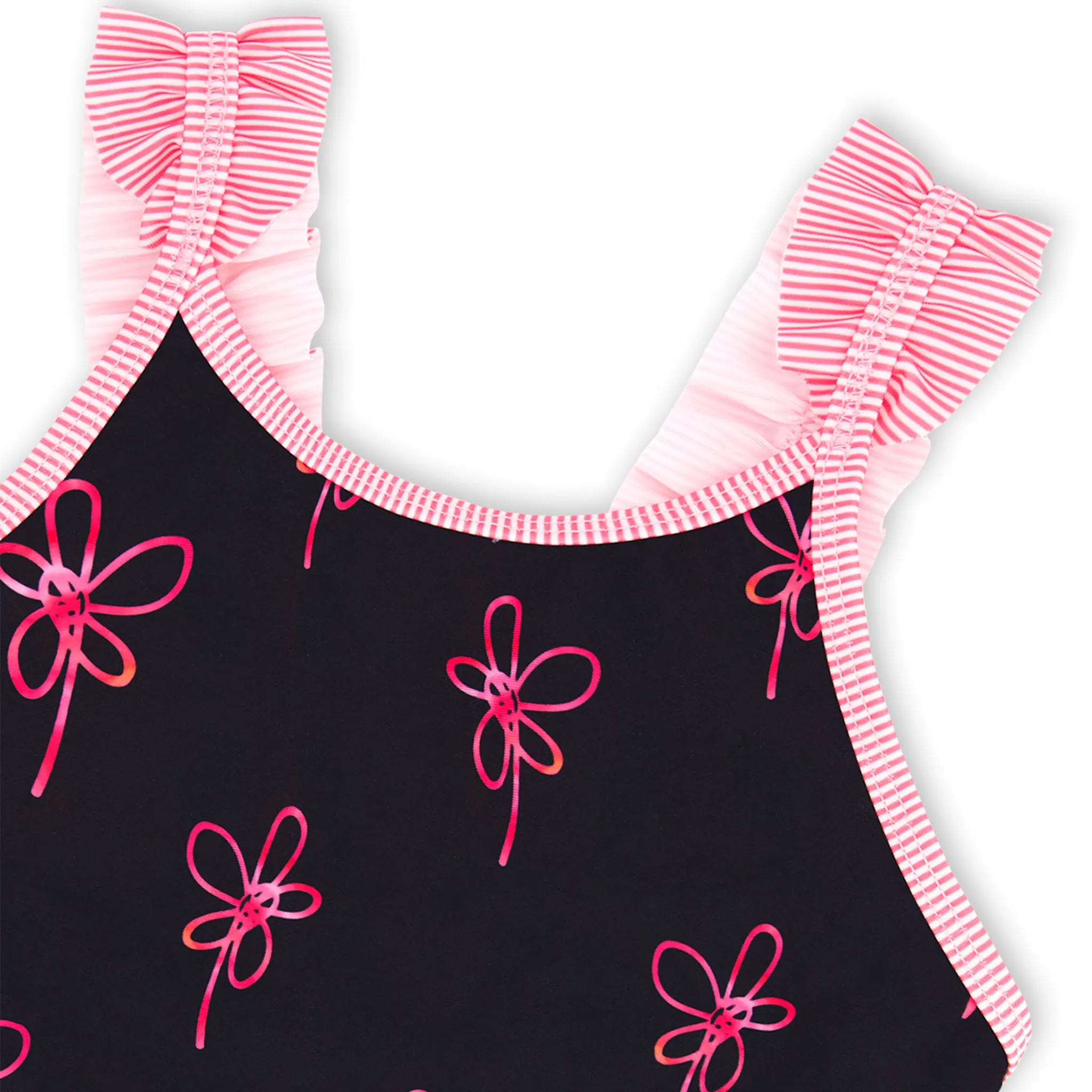 Deux par Deux Maillot UV 2 Pièces Fleurs 2-6ans