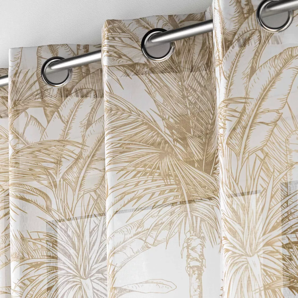 Voilage œillets (140 x 240 cm) Dune Beige