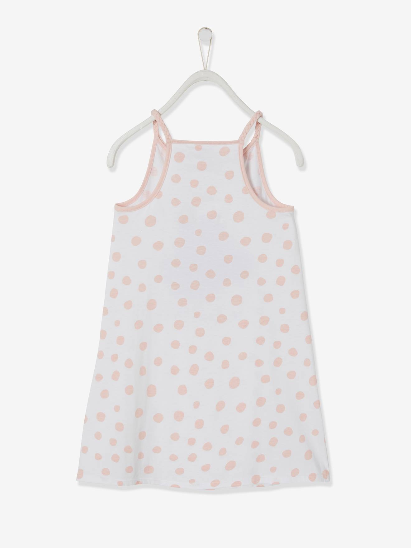 Vestido de praia branco claro liso DS Minnie®