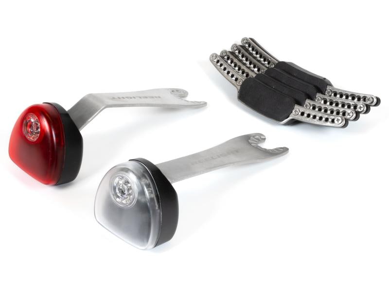 Reelight Velolampe SL220  Set vorne   hinten Fahrradlampen mit Magneten