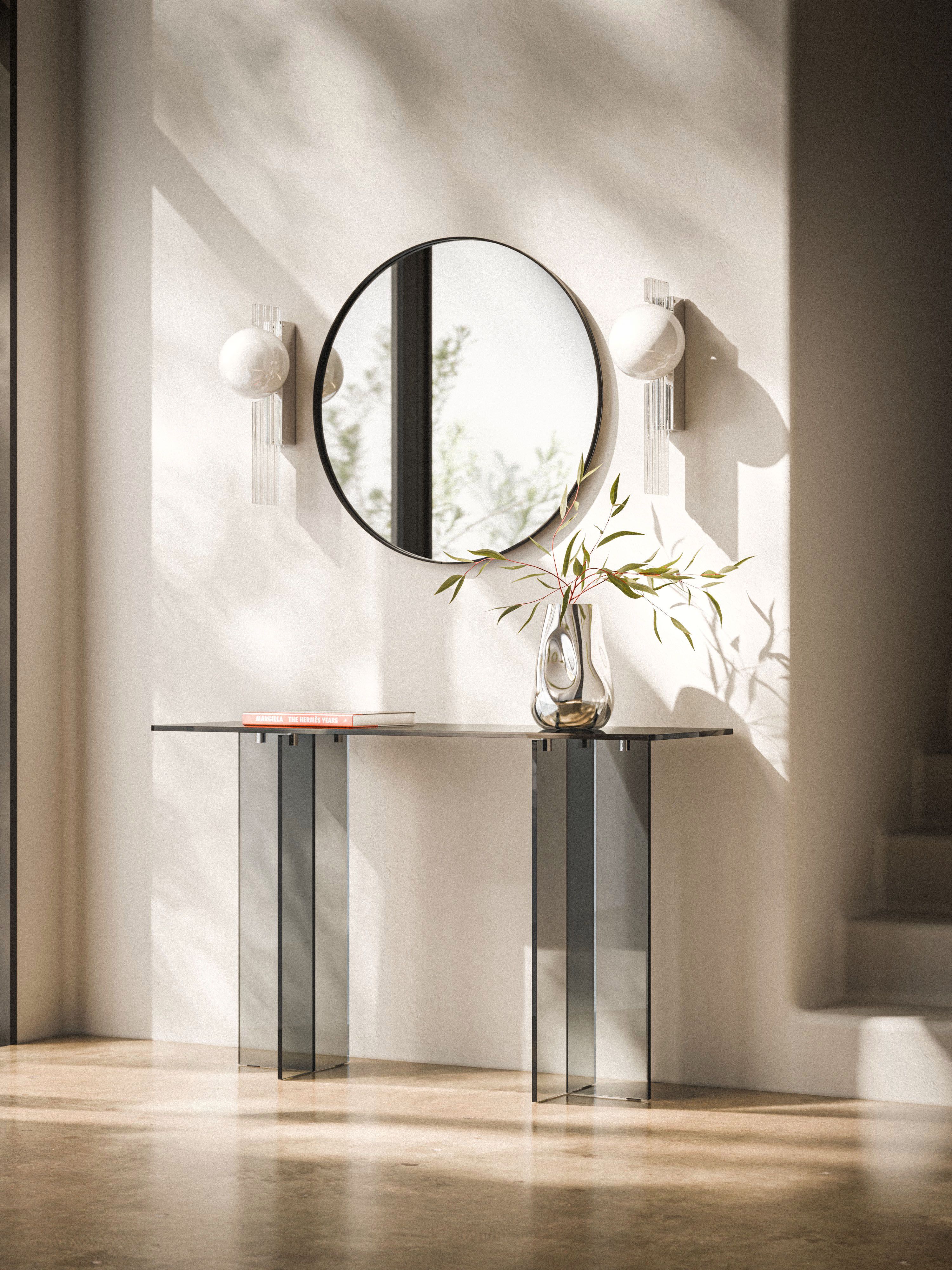 Glazen wandtafel Anouk