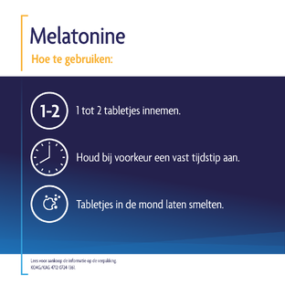 Shiepz Melatonine Original Smelttabletjes 500TB