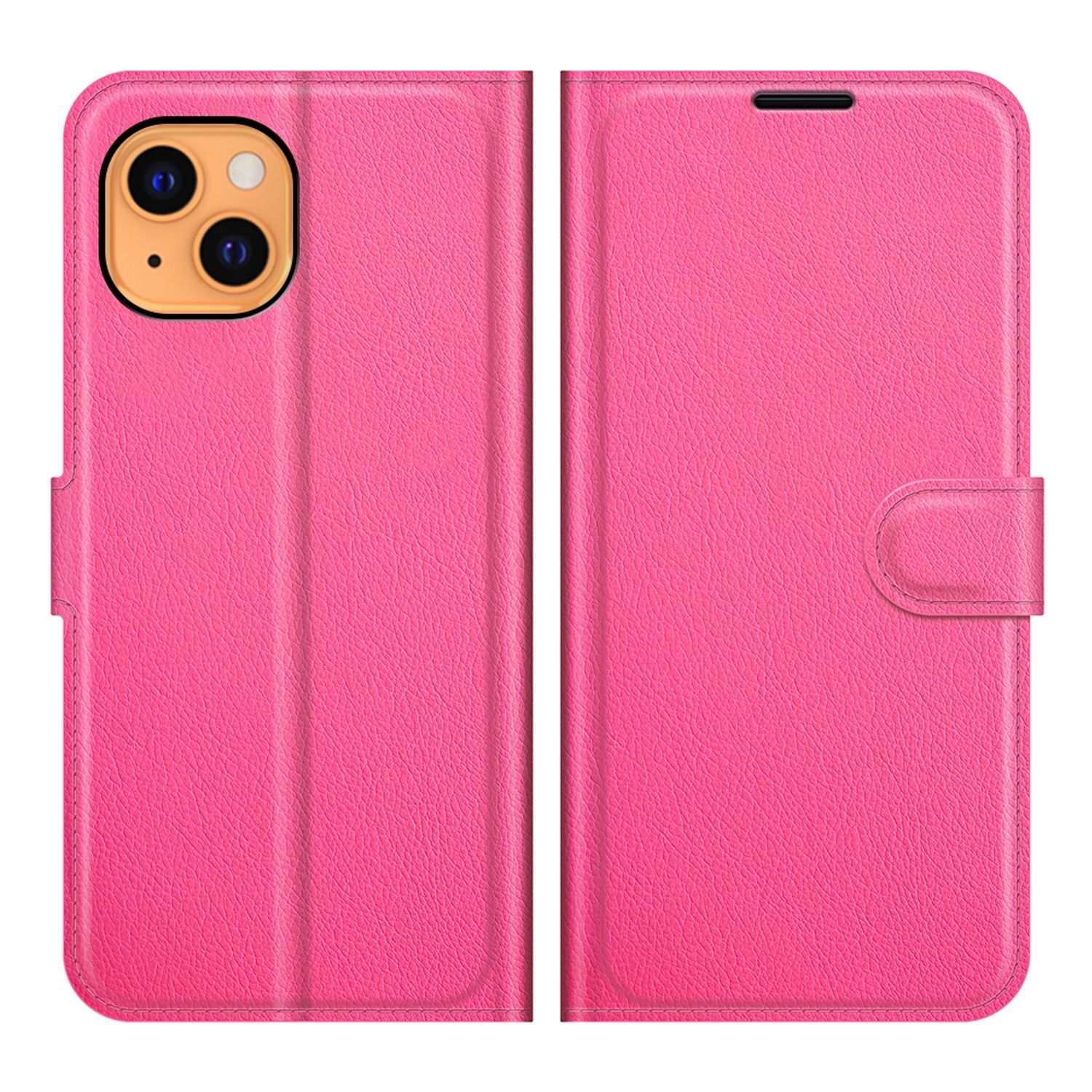 Hülle Handy Schutz für Apple IPhone 13 Case Cover Tasche Etuis Bumper Rosa Neu