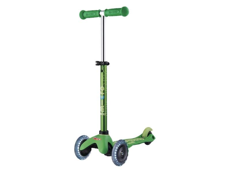 Micro Mobility Kickboard Mini Micro Deluxe  Green (LED) Kickboard