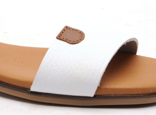 Eva frutos nu pieds plats femme 3052 blanc