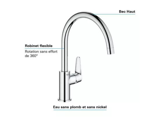 GROHE - Mitigeur monocommande Evier