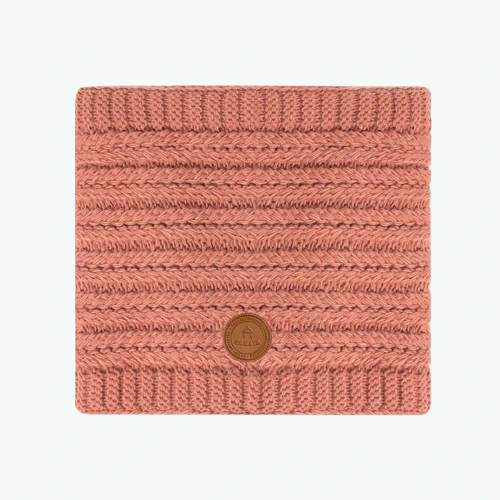 Chocolat Chaud Rose - Snood polaire Rose