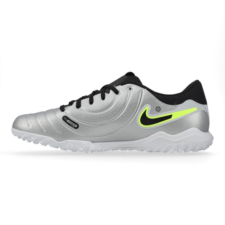 Nike Tiempo Legend 10 Academy TF Mad Voltage - Argenté/Noir/Jaune Fluo