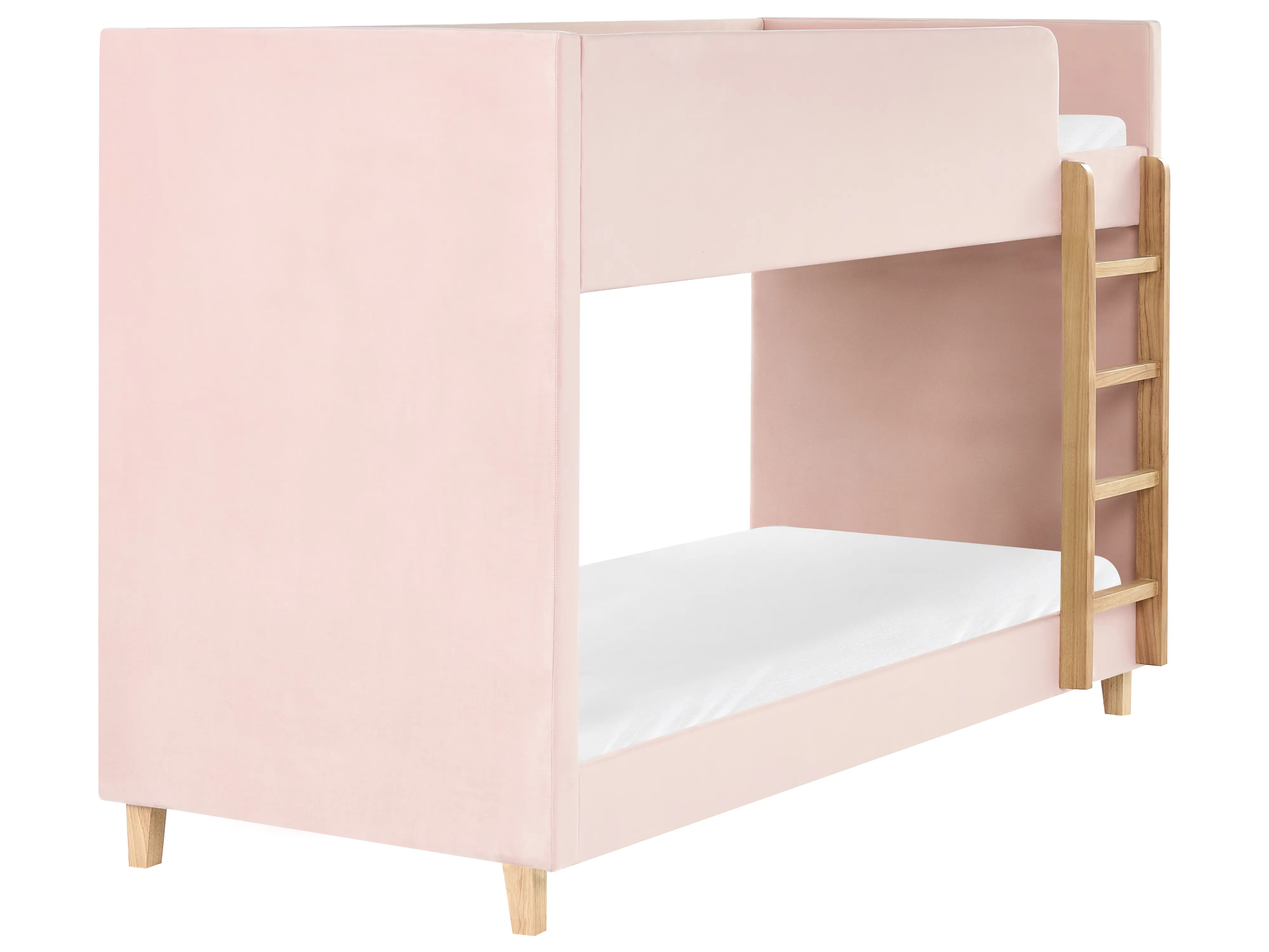 Hoogslaper Fluweel CHOCQUES 90 x 200 cm Pastelroze